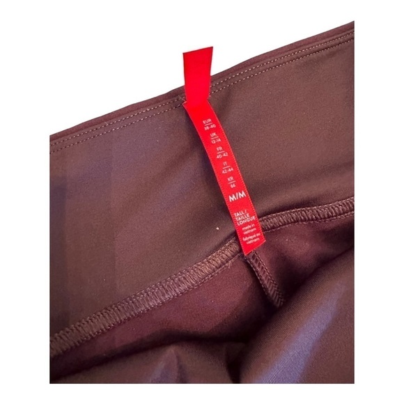 SPANX Ankle Ponte Hem Slit Wine Legging TALL - Picture 4 of 7